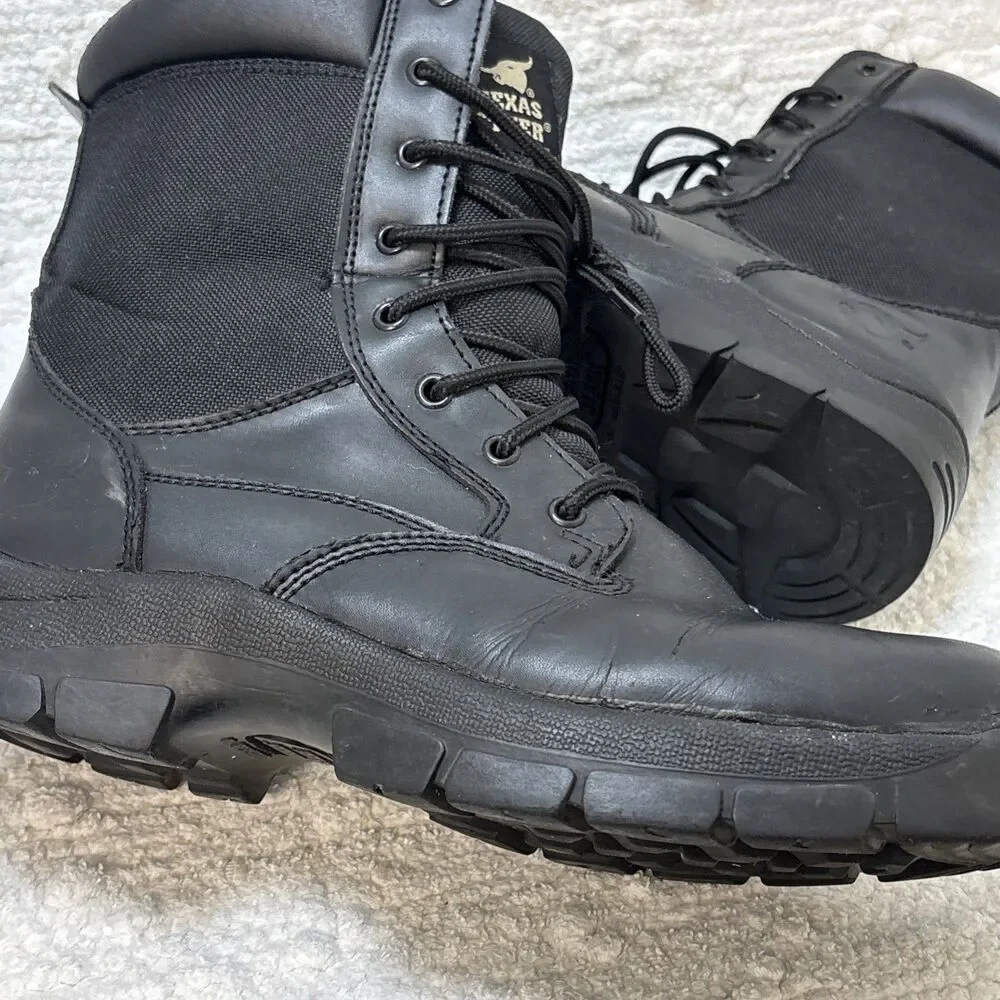 Black Texas Steer Very Black slip & oil resistant Mens size 11 US boots